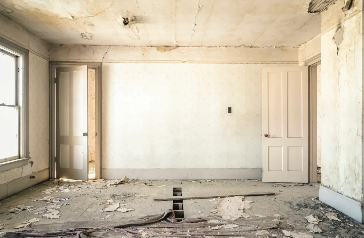 Waste disposal crew managing a cleanout project in SeaTac