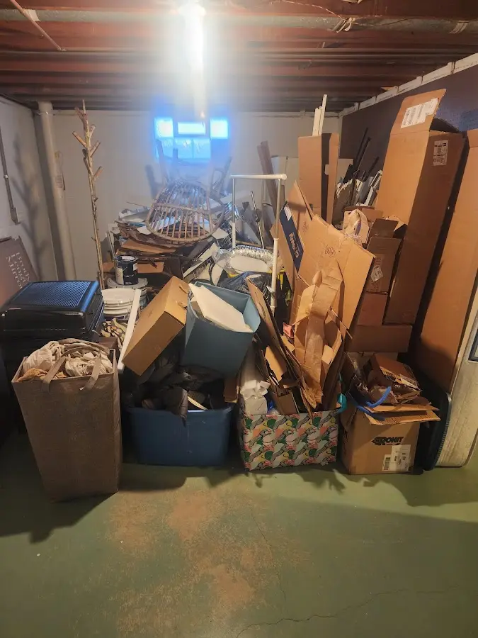 Roll-off dumpster container at job site for 6 Yard Dumpster Rental in SeaTac